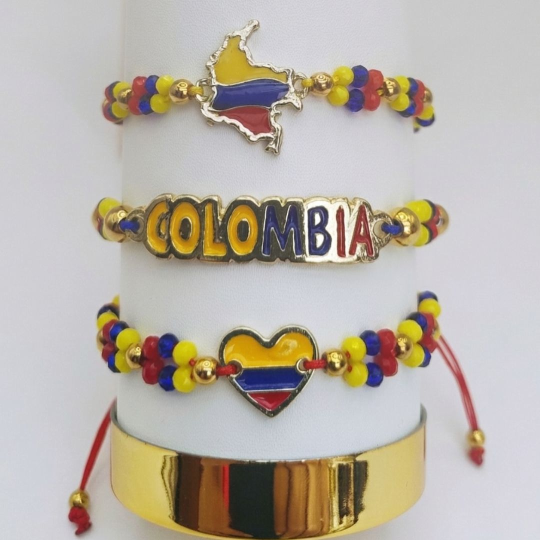 Pulseras Orgullo Colombiano - Bisutería artesanal