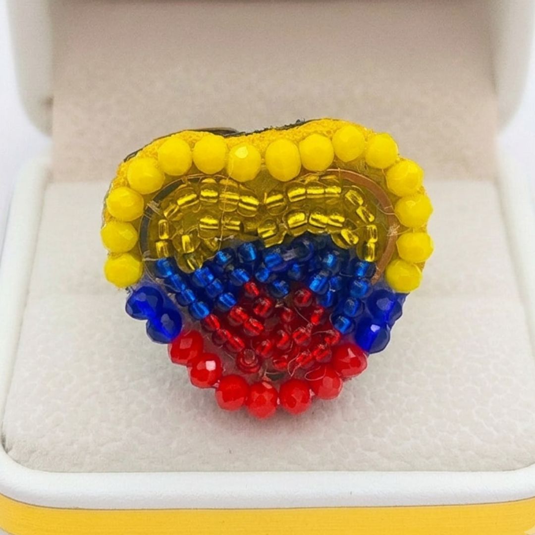 Anillo Alma Tricolor - Bisutería artesanal